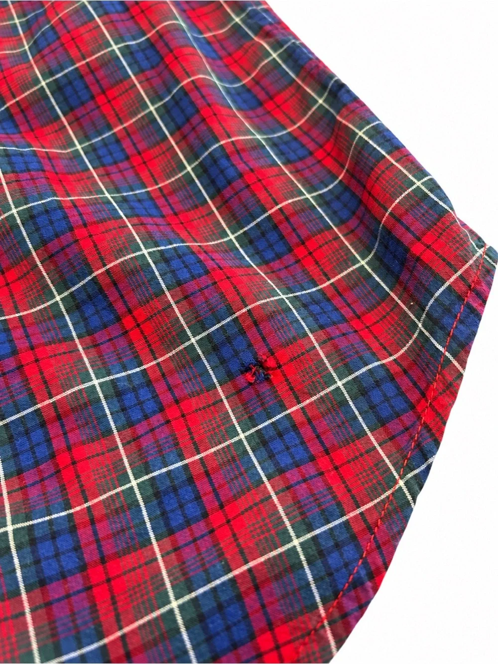 Ralph Lauren Boys Size 6 Tartan Plaid Button Down Shirt Holiday Christmas